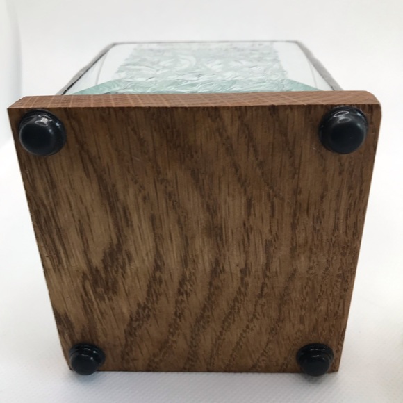 Bevelled Glass Candle Holder - Picture 2 of 7